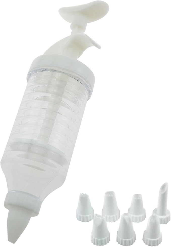 TAODAN 1 Set Cake Decorating Icing Tools Plastic Buttercream Piping Nozzle Baking Utensils Suitable for Making Biscuits Pies Brownies