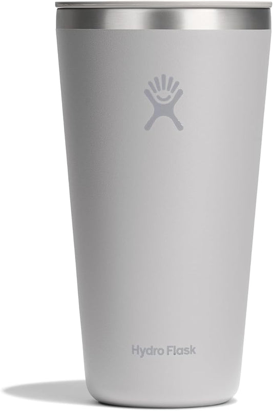 Hydro Flask All Around Tumbler Press-in Lid, Insulated Travel Mug, Stainless Steel Coffee Cup 28 Oz Birch Gray by Unknown
