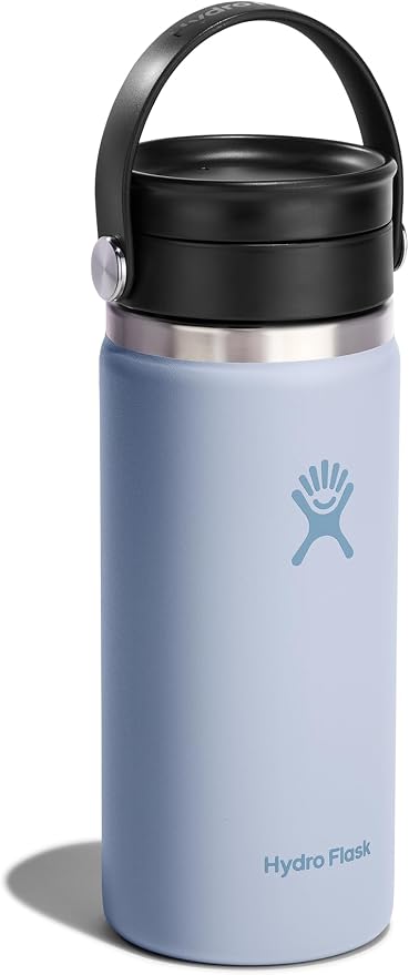 Hydro Flask Flex Sip Coffee Tumbler – Insulated Stainless Steel, Non Spill, Leak Proof Travel Coffee Cup 16 Oz Surf Blue - Image 2