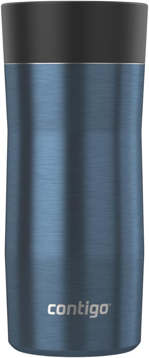 Contigo AUTOSEAL West Loop Vacuum-Insulated Stainless Steel Travel Mug with Easy-Clean Lid 12 oz Blueberry - Image 2