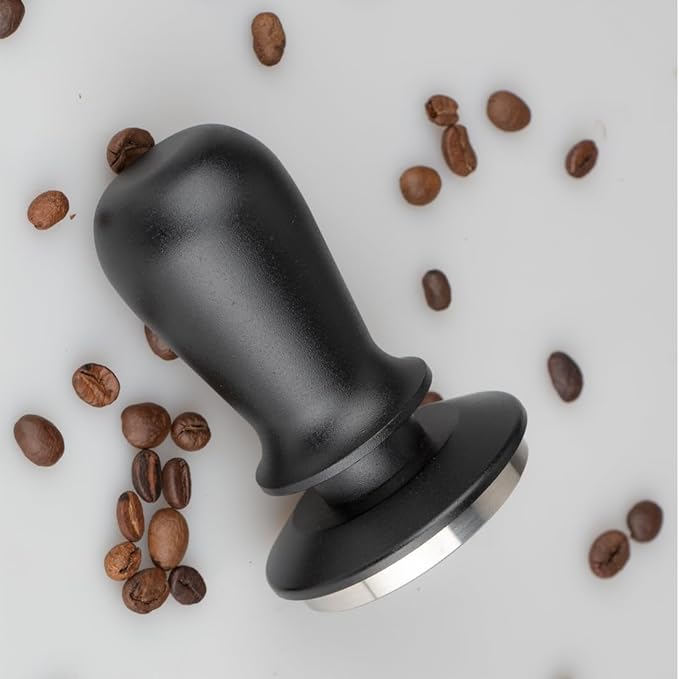 58mm Espresso Tamper, Premium Barista Coffee Tamper with Calibrated Spring Loaded, 100% Stainless Steel Base