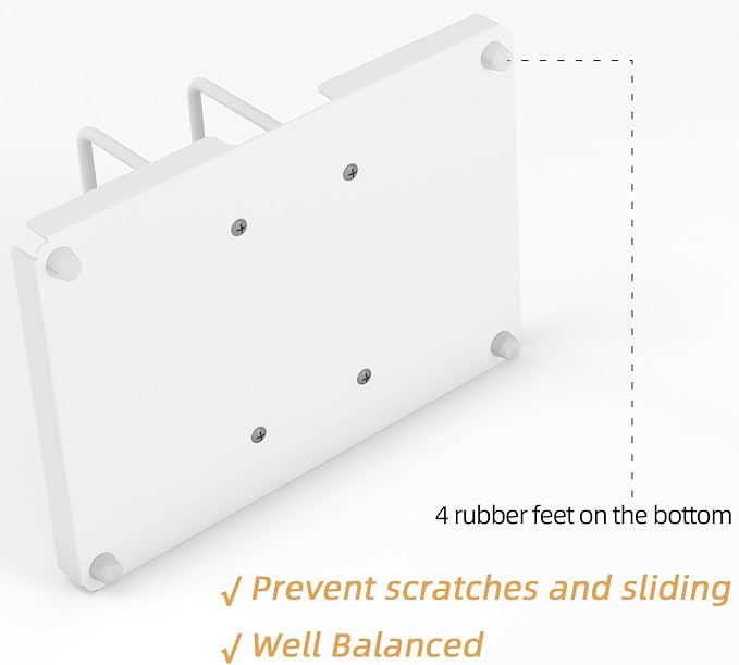 Napkin Holder for Table with Salt and Pepper Shakers Caddy, White | Metal Napkin Holder, Standing Paper Napkin Storage for Kitchen Dining Table Decor - Image 3