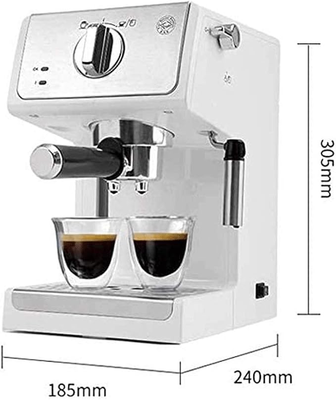 Espresso Machine, Compact Stainless Steel Coffee Maker with Milk Frother Wand for Professional Brewing, Perfect for Home Use, Easy to Clean and Operate - Image 2