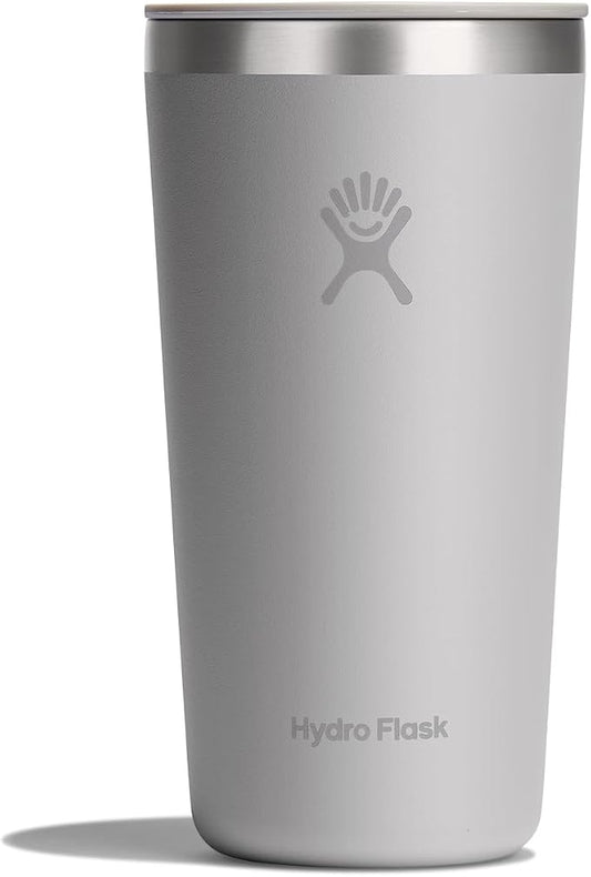 Hydro Flask All Around Tumbler Press-in Lid, Insulated Travel Mug, Stainless Steel Coffee Cup 20 Oz Tonal Birch Gray by Unknown