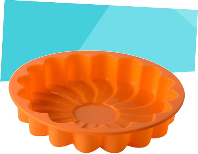 Flower Shaped Cake Pan Set Large Silicone Baking Mold Non-stick Dishwasher Safe Random Color - Image 7