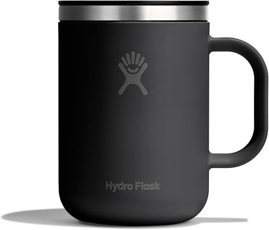 Hydro Flask Coffee Mug – Insulated Stainless Steel, Non Spill, Leak Resistant Travel Mug 24 Oz Tonal Black by Unknown