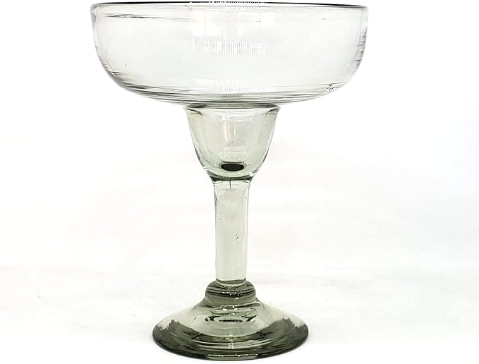 Clear Large 14 oz Margarita Glasses (set of 4), Recycled Glass, Lead-free, Toxin-Free - Image 4