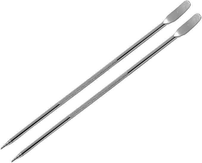AKOAK Stainless Steel Coffee Art Pen,Coffee Fancy Stitch Barista Tool for Cappuccino Latte Espresso Decorating,2 Pieces