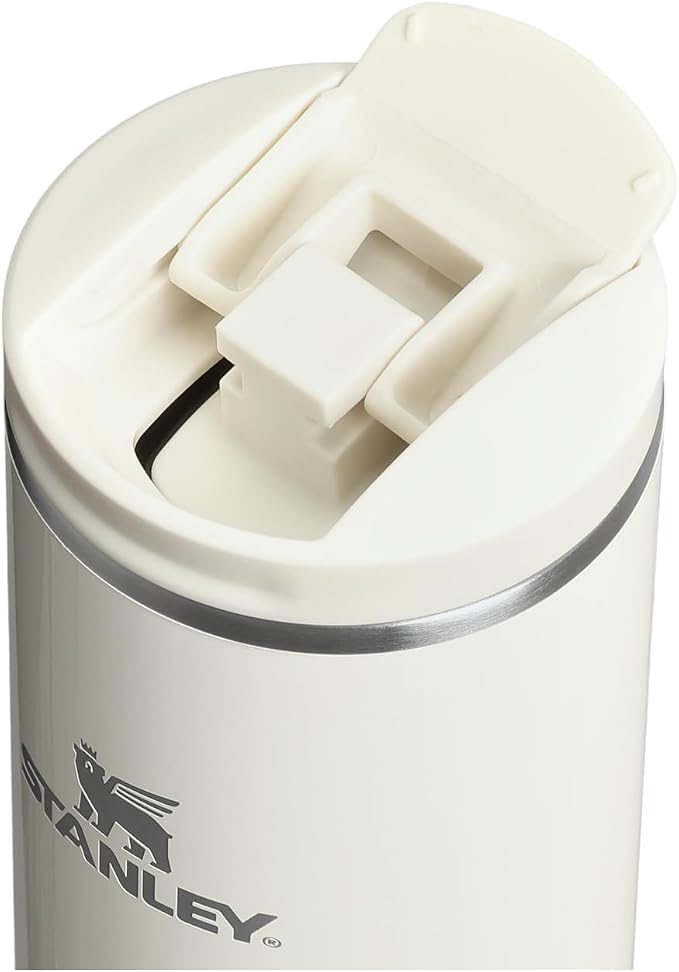 STANLEY Transit FlipTop Mug | Leakproof Coffee Travel Cup | Vacuum Insulated Stainless Steel | Stays Hot or Cold for Hours | BPA-Free | 20 oz | Cream Gloss - Image 2