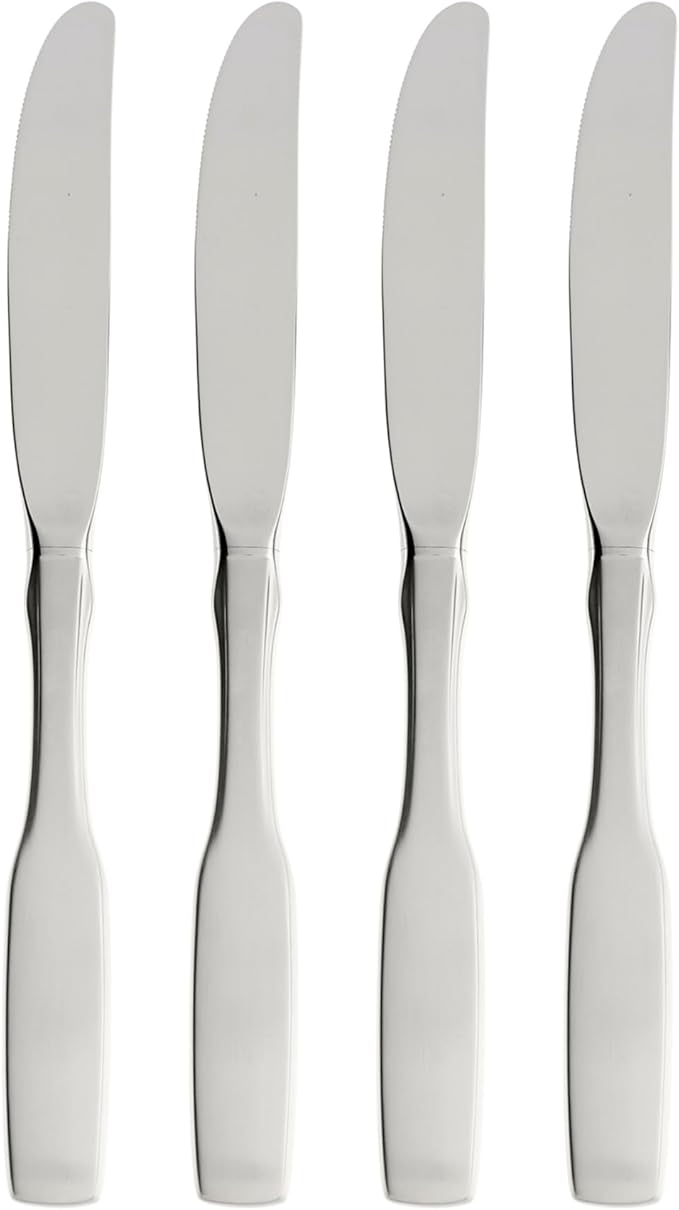 Oneida Paul Revere Fine Flatware Dinner Knives, Set of 4, 18/10 Stainless Steel by Oneida