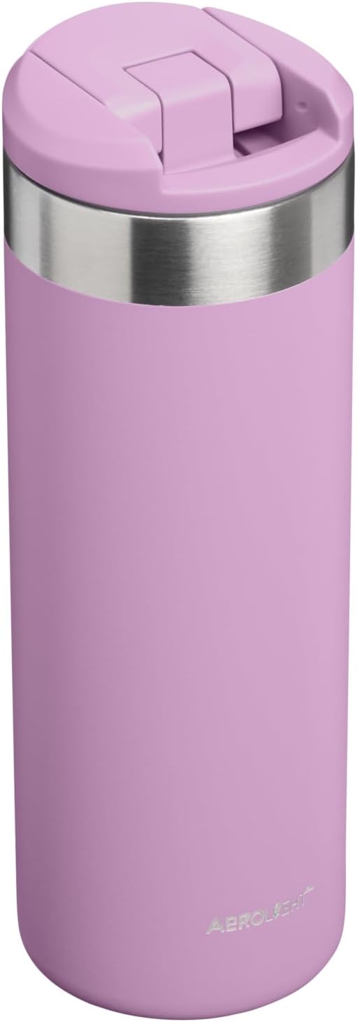 Stanley AeroLight Transit Bottle 16 oz | Locking Drink Through Lid | Leak Resistant Water Bottle or Coffee Travel Mug | Lightweight Insulated Stainless Steel | BPA-Free | Lilac - Image 3