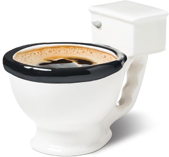 The Original Toilet Mug - Funny Coffee Cup - 12 Oz by BigMouthInc