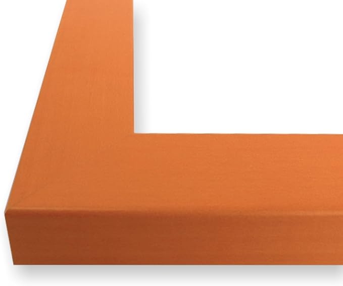 Craig Frames 24x36 Orange Picture Frame, Wall Decor for Art and Photos | A lightweight, shatter resistant acrylic front, made in the USA for a gallery display - Image 2