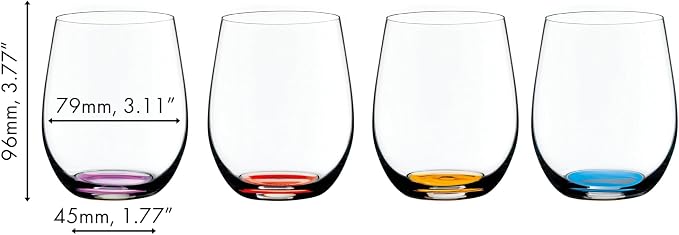 Riedel The O Wine Tumbler Happy O, Set of 4 - Image 7