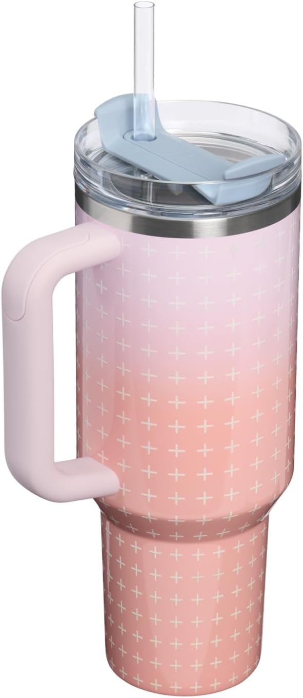 STANLEY Quencher H2.0 Flow State Tumbler, 40 oz, Sorbet Plus | Handle and Straw | 3-Position Lid | Cup Holder Compatible for Travel | Insulated Stainless Steel Cup | BPA-Free - Image 3