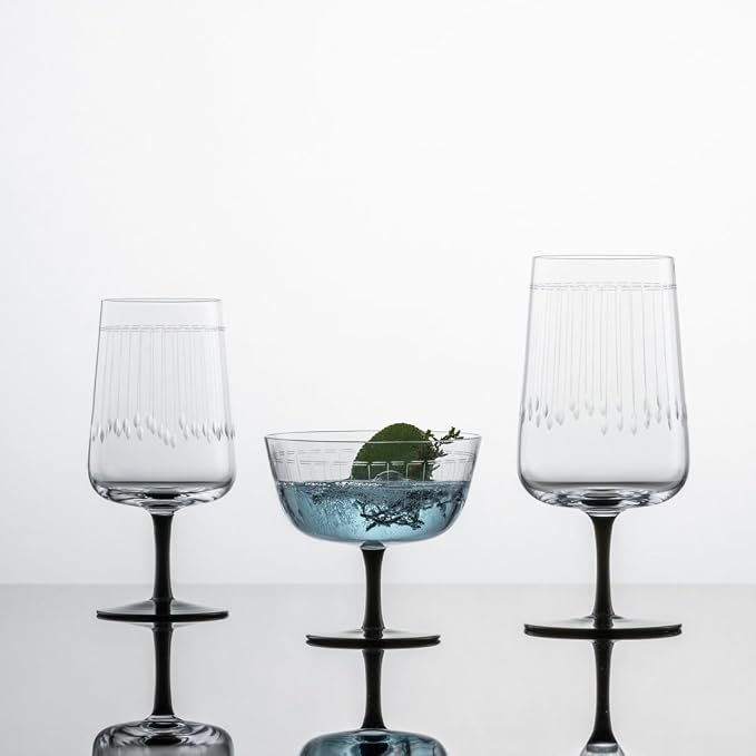 Zwiesel Glas Handmade Glamorous Crystal Glass, 9 Ounce Liqueur (Set of 2), Clear - Image 2