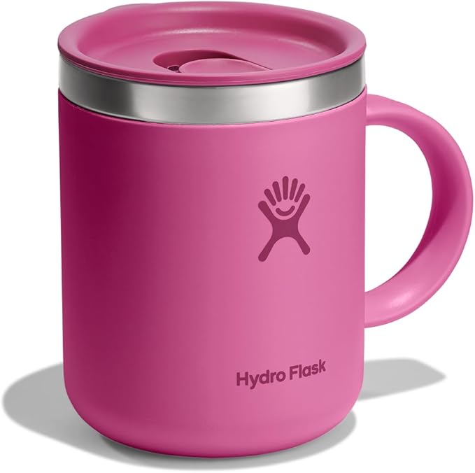 Hydro Flask Coffee Mug – Insulated Stainless Steel, Non Spill, Leak Resistant Travel Mug 12 Oz Reef Pink - Image 2