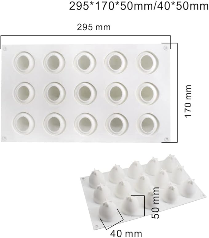 Silicone Mold Baking Pan Non-Stick Baking Pastry Chocolate Cake Dessert DIY Decoration Tools (Strawberry P_11.8x6.8x0.2 inch)