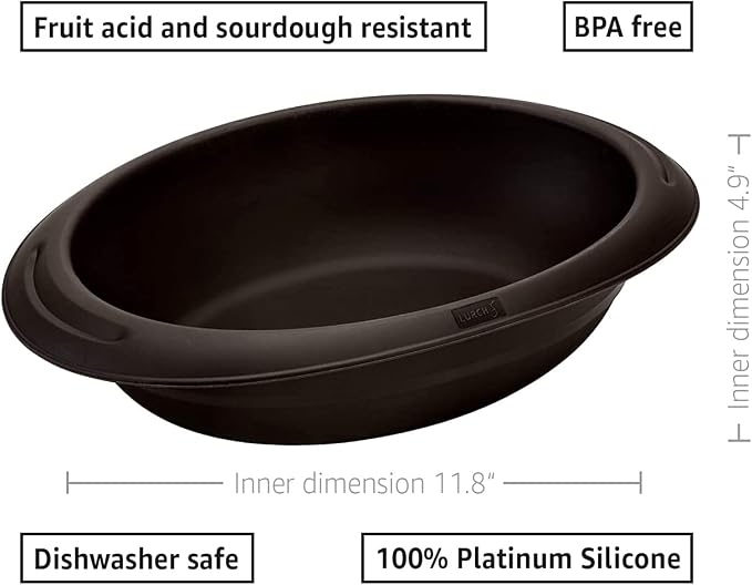 LURCH FlexiForm Yeast Plait/Cake Baking Mould for Baking | Made of 100% BPA-Free Premium Platinum Silicone 30 x 16 cm Brown - Image 4
