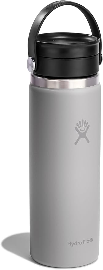 Hydro Flask Flex Sip Coffee Tumbler – Insulated Stainless Steel, Non Spill, Leak Proof Travel Coffee Cup 20 Oz Birch Gray - Image 2