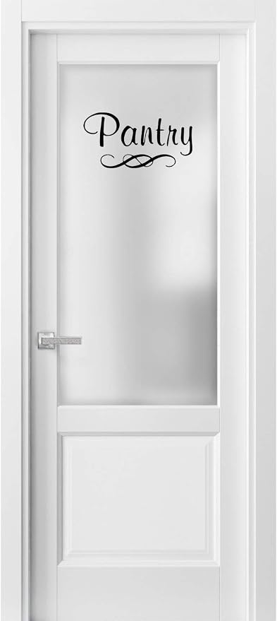 Pantry Sticker/Decal 9x4.5 inches - Vinyl Door Cabinet Cupboard Glass Pantry Label Organizer for Home and Kitchen Décor - Image 4