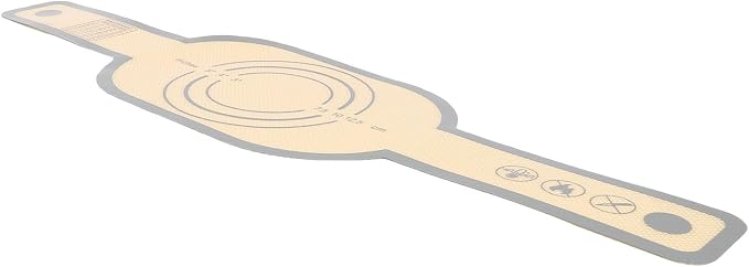 Pssopp Silicone Baking Mat with Long Handle Silicone Bread Sling Reusable Non Stick Baking Mat for Dutch Oven Bread and Cookies Heat up to 500F Food Grade Machine Washable 15 x 56cm by Pssopp
