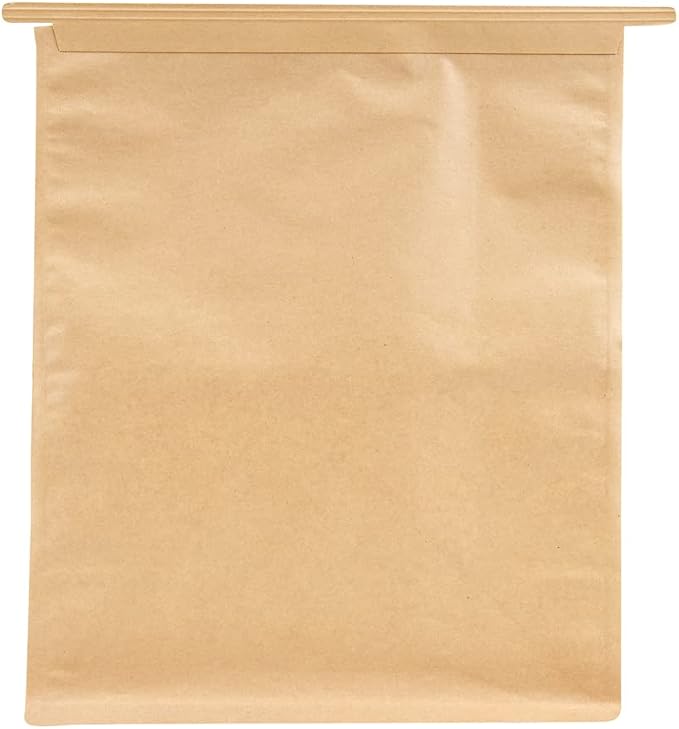 Restaurantware Kraft Paper Cotton Tin Tie Bag, 100 Pack - Image 12