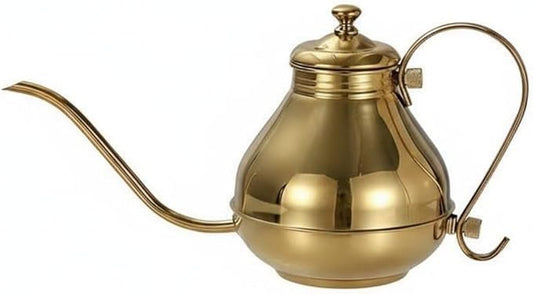 Coffee Kettle Gooseneck Kettle Pour Over Pot Teapot Carafe With Stream Spout And Handle Stainless Steel Construction Suitable for home coffee carts restaurants by Unknown