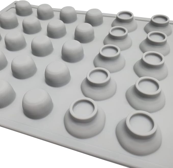 mostsom Silicone Mini Mushroom Candy Molds, Non Stick Chocolate Gummy Mold (Mushroom F)