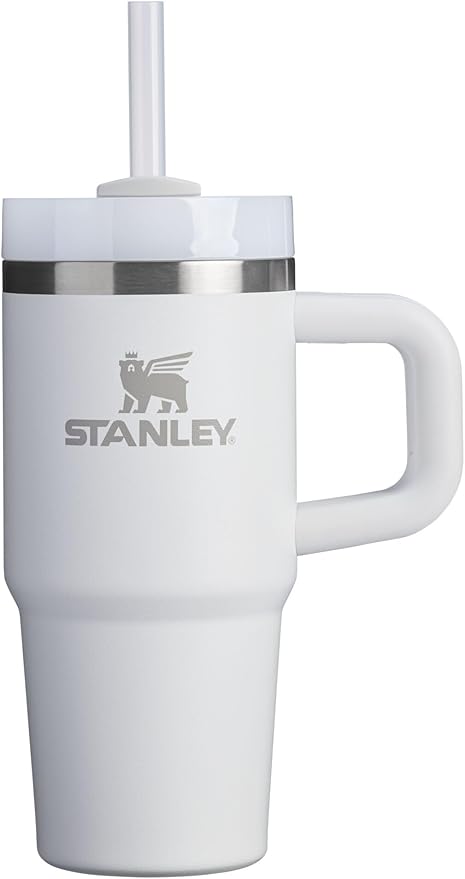 Stanley Quencher H2.0 Tumbler with Handle and Straw 14 oz | Flowstate 3-Position Lid | Cup Holder Compatible for Travel | Insulated Stainless Steel Cup | BPA-Free | Frost by Unknown