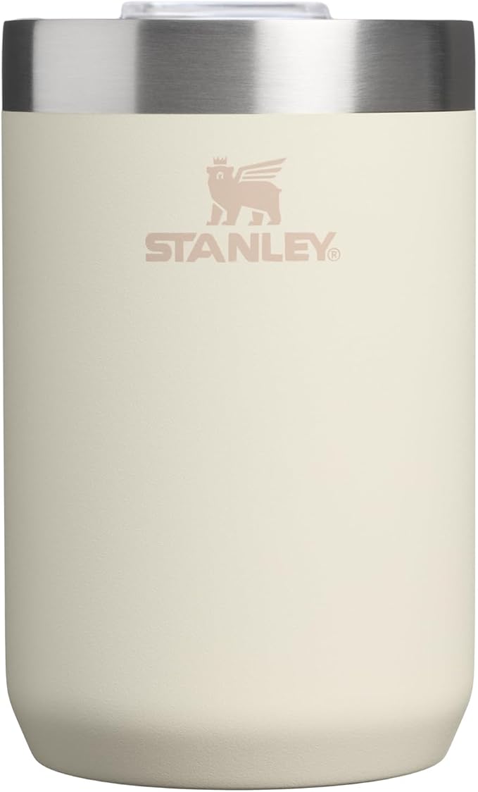 STANLEY Everyday Camp Cup 12 oz | Drink Through Lid | Cup for Coffee, Tea and Drinks | Insulated Stainless Steel | BPA-Free | Cream by Unknown