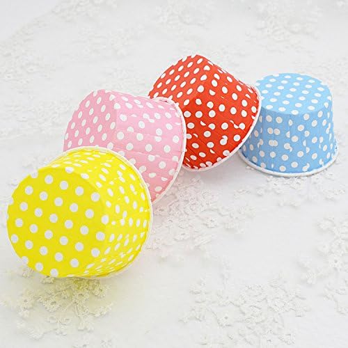 1000-Pack Random Colorful Baking Cup, Dots/Stripes, Standard - Image 3