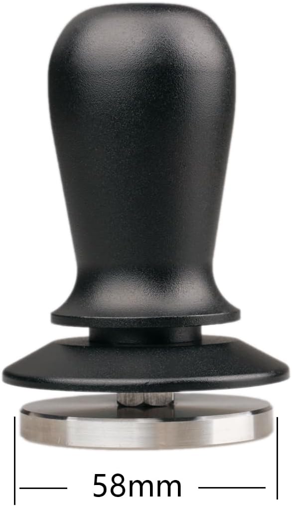 58mm Espresso Tamper, Premium Barista Coffee Tamper with Calibrated Spring Loaded, 100% Stainless Steel Base