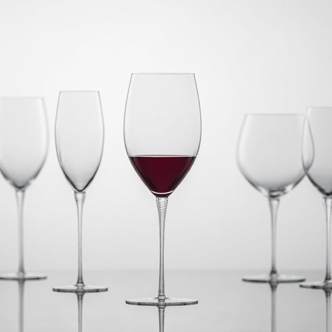 Zwiesel Glas Handmade Highness Crystal Glass, 21 Ounce Bordeaux (Set of 2), Clear - Image 2