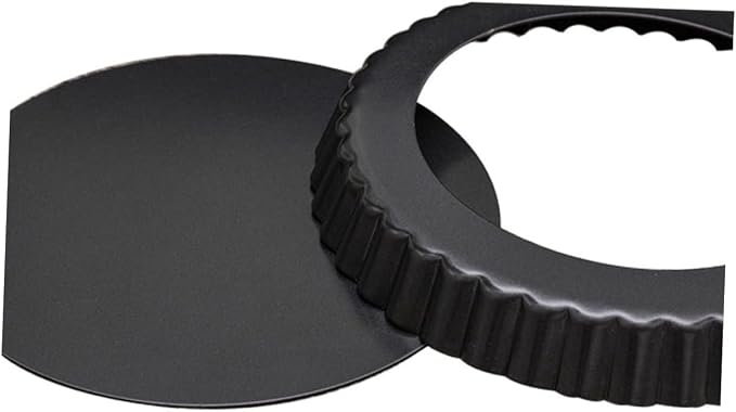 Garneck 4pcs Non-stick Baking Pan and Tart Dish Removable Bottom for Cakes Pies and Quiches Home Kitchen and Bakery - Image 7