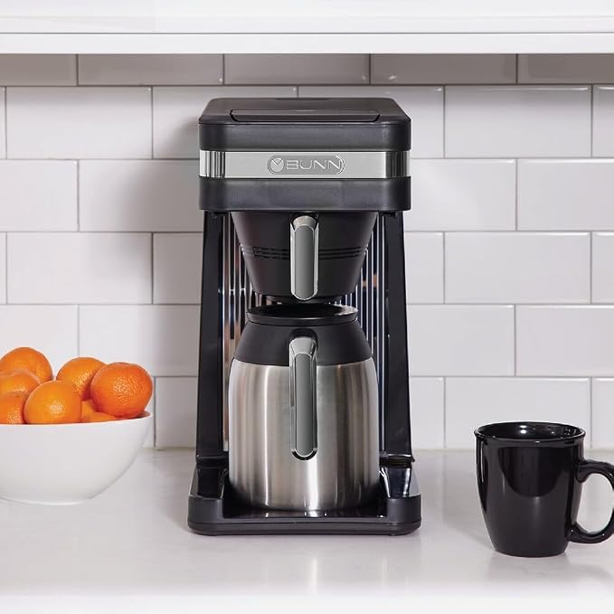 BUNN 55200 CSB3T Speed Brew Platinum Thermal Coffee Maker Stainless Steel, 10-Cup, Black - Image 2