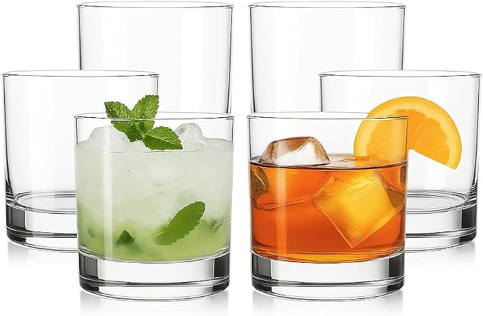 LEMONSODA Premium Highball 12oz/15oz Glass Sets - Elegant Tom Collins Glasses - Tall Water Drinking Glasses - Bar Glassware for Mojito, Whiskey, Cocktail (10oz, Set of 6) by LEMONSODA