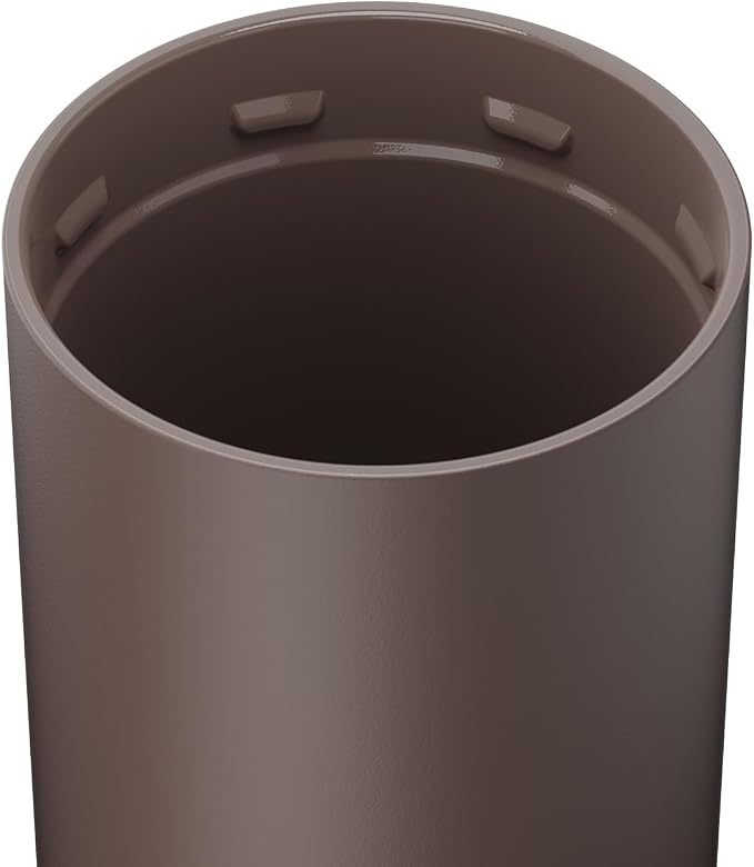 BrüMate Strova 18oz 100% Leakproof Insulated Coffee Mug | Ceramic-Lined Interior | Built-In Silicone Sleeve for Travel | Locking Flip Lid (Java) - Image 2