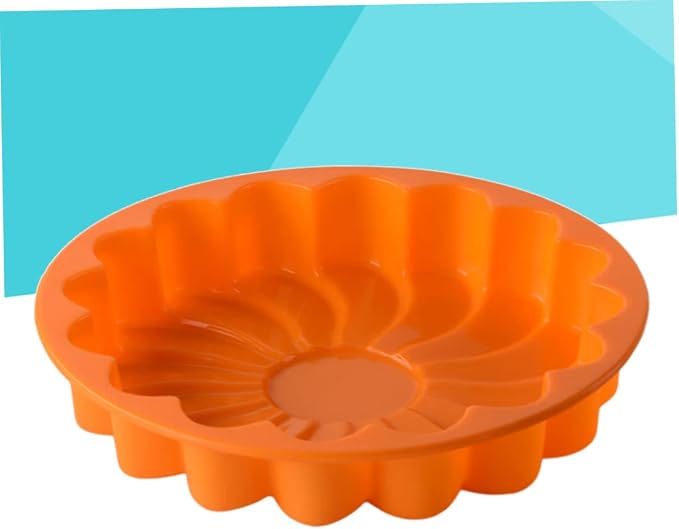 Thickened Large Silicone Cake Pan Non-stick Flower-shaped Baking Mold for Birthdays and Special Occasions Random Color Flexible Bakeware for Easy Release and Cleanup - Image 7