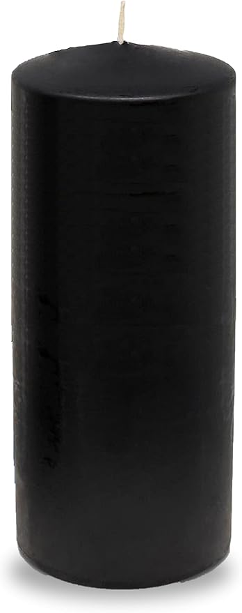 Hyoola Black Pillar Candles 2x6 Inch - 4 Pack Unscented Pillar Candles - European Made - Image 8