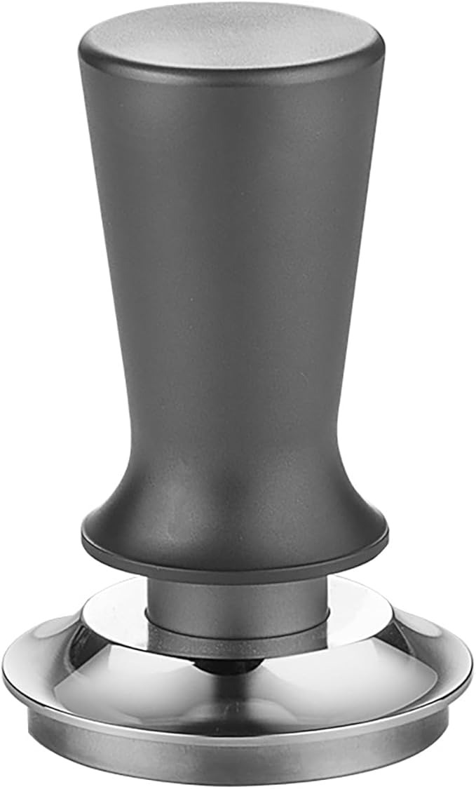 51mm Coffee Distributor and Tamper, Stainless Steel Coffee Tamper 51mm with Aluminum Alloy Handle, Professional Espresso Distributor Leveler Tool, Spring-loaded Tamper