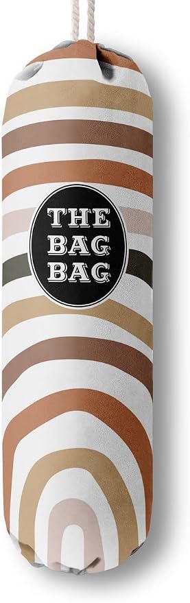 Boho Pattern Grocery Bags Holder and Organizer, Wall Mount Plastic Bags Storage Container Dispenser, Kitchen Gifts For Women Family Grandma Mom (H-26) by HiLus