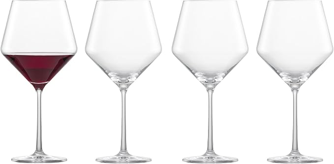 Zwiesel Glas Pure Burgundy Red Wine Glass (Set of 4), Graceful Burgundy Glasses for Red Wine, Dishwasher-Safe Tritan Crystal Glasses, Made in Germany (23 Ounce) by Unknown