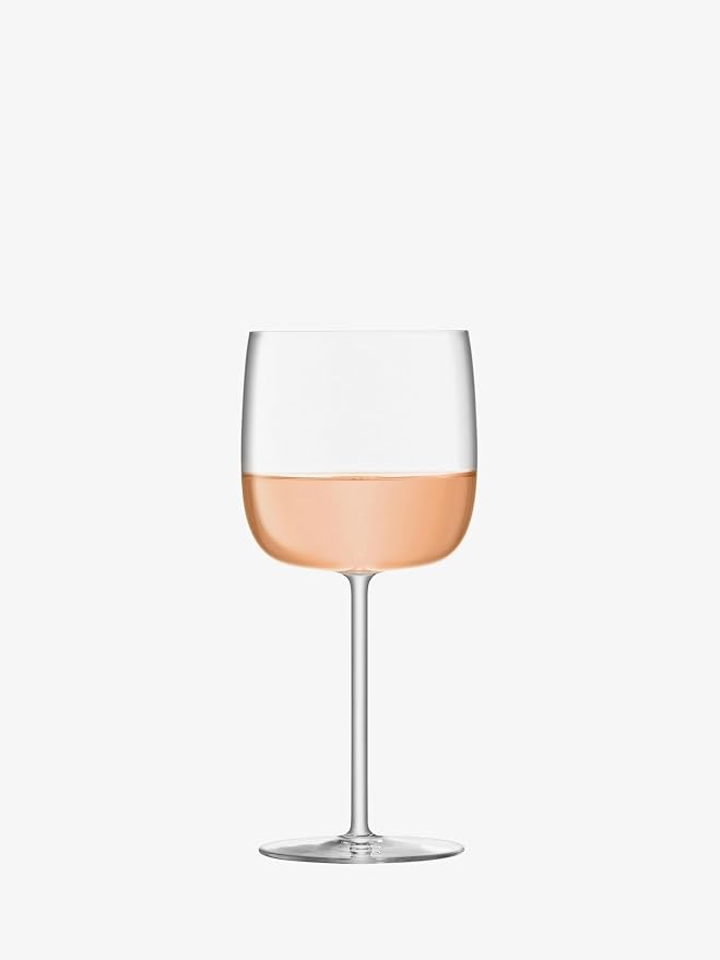 LSA International Borough Wine Glasses 15 oz, Set of 4, Luxury Elegant Modern Crystalline Drinking Glassware - Image 3