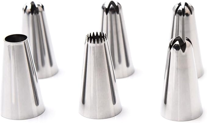 10 Pcs Reusable Piping Bags And Tip Set Pastry Baking Tool Cake Decorating Supplies For Flower Decoration Cake Decorating Tools And Supplies Scraper Reusable Piping