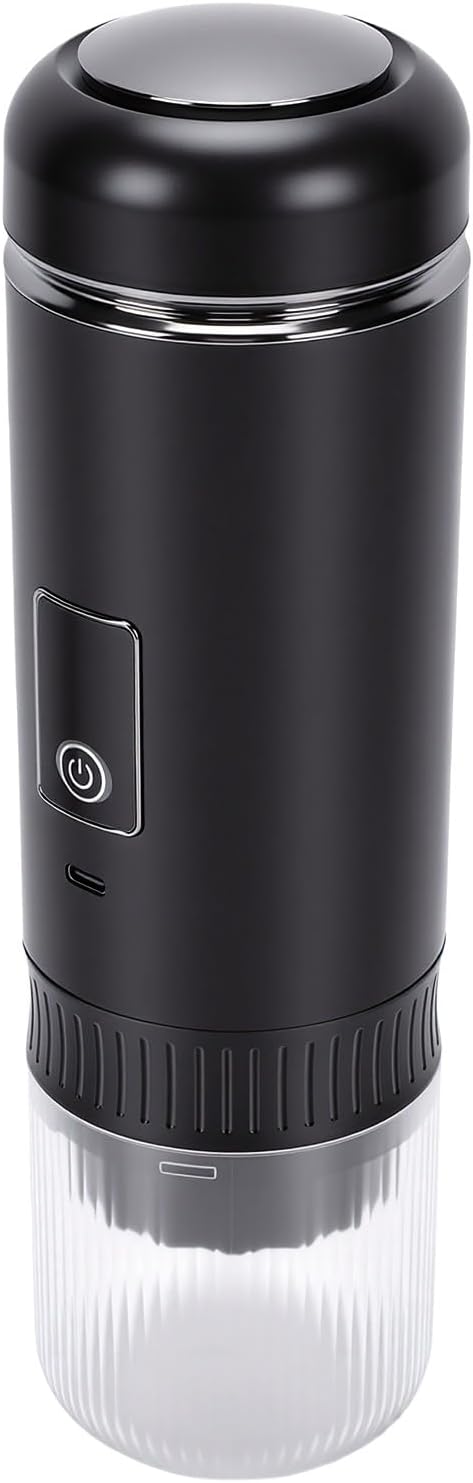 Jiawu Travel Coffee Maker Portable Electric Machine for Home Office, Lightweight Compact Design, 200ml Capacity, 7800mAh Battery - Image 3