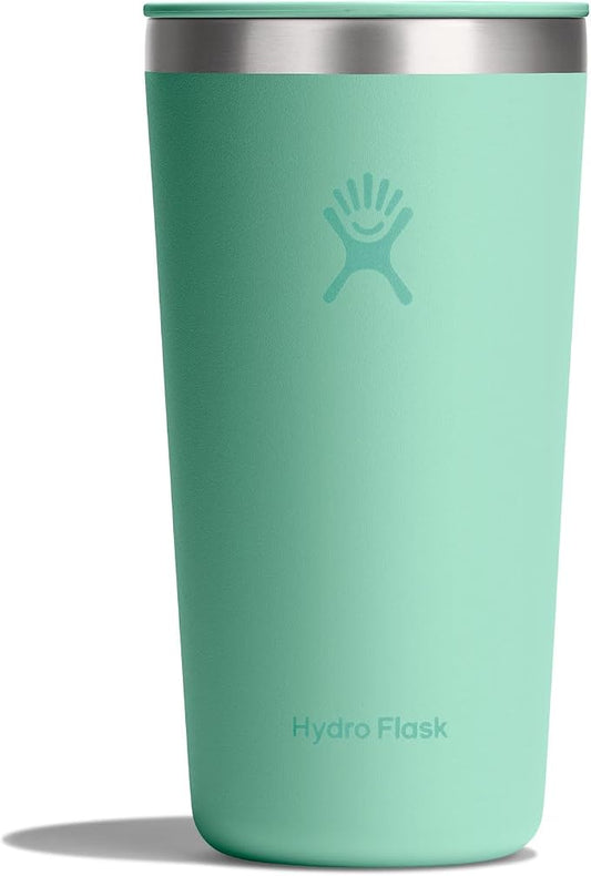 Hydro Flask All Around Tumbler Press-In Lid, Insulated Travel Mug, Stainless Steel Coffee Cup 20 Oz Mermaid Green by Unknown
