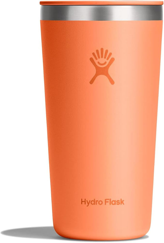 Hydro Flask All Around Tumbler Press-in Lid, Insulated Travel Mug, Stainless Steel Coffee Cup 20 Oz Nectar Orange by Unknown