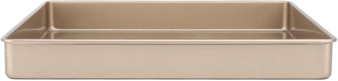 Carbon Steel Baking Sheet Non Stick | 9.6” x 8.2” Oven Tray for Puff Pastry/Cupcakes/Cookies | Quick Heat Distribution Pan for Even Baking | 2 Measurements (11.2” x 11.2”) (Type 2) by Unknown