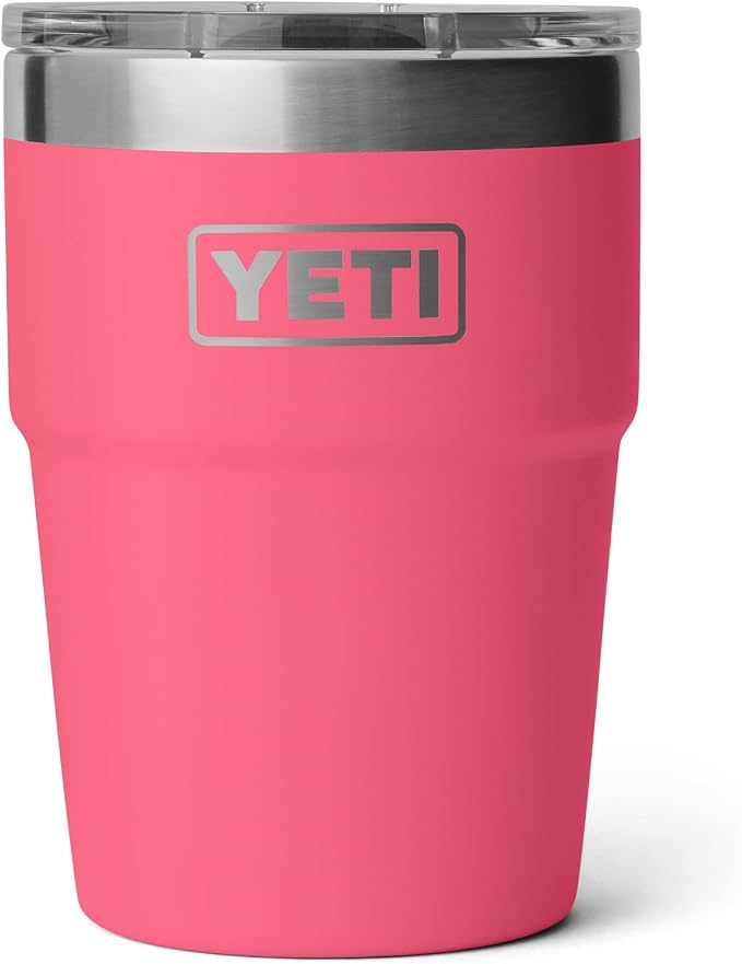 YETI Rambler 16 oz Stackable Tumbler, Vacuum Insulated, Stainless Steel with MagSlider Lid | Stackable by YETI